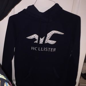 Navy blue hollister sweatshirt